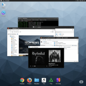 An image of a Linux desktop environment